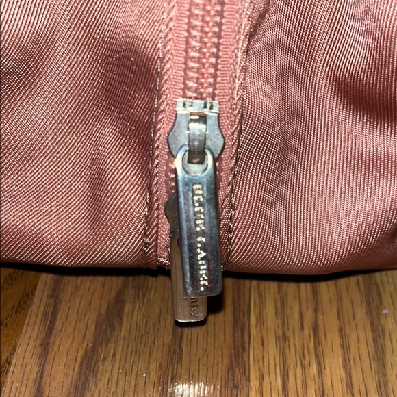 Burberry blue label mauve and black satchel Bag with Leather Handles. EUC! - Picture 4 of 12